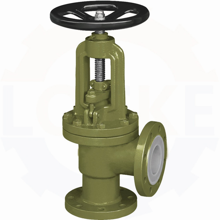 进口衬氟角式截止阀(图1)